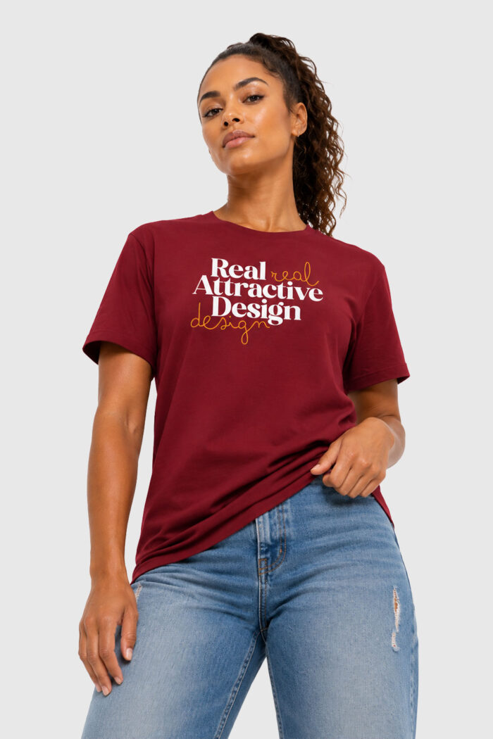 Real Attractive Design organic cotton tee